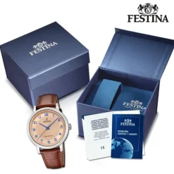 Festina Herrenuhr Leder braun Festina Solar Energy Solaruhr UF20660/2