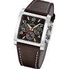 Festina Herrenuhr Leder dunkelbraun Timeless Chronograph Armbanduhr UF20653/4