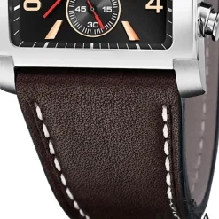 Festina Herrenuhr Leder dunkelbraun Timeless Chronograph Armbanduhr UF20653/4