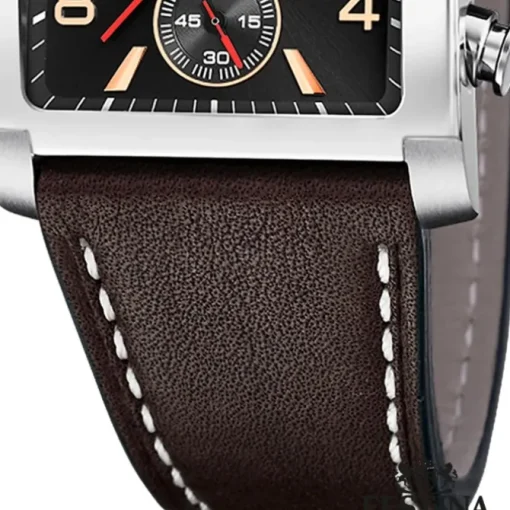Festina Herrenuhr Leder dunkelbraun Timeless Chronograph Armbanduhr UF20653/4