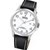 Festina Herrenuhr Leder schwarz Festina Swiss Made Armbanduhr UF20025/1