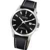 Festina Herrenuhr Leder schwarz Festina Swiss Made Armbanduhr UF20025/4