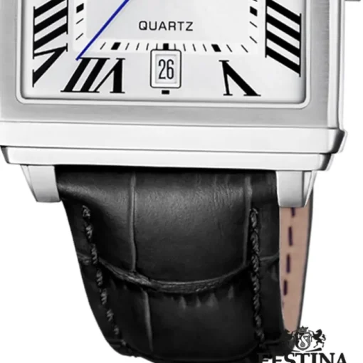 Festina Herrenuhr Leder schwarz Festina Trend Armbanduhr UF20681/1