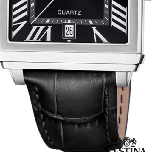 Festina Herrenuhr Leder schwarz Festina Trend Armbanduhr UF20681/3