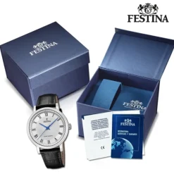 Festina Herrenuhr Leder schwarz Festina Solar Energy Solaruhr UF20660/3