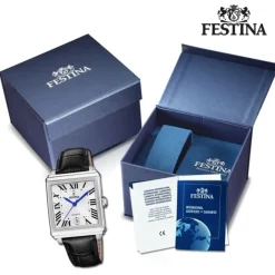 Festina Herrenuhr Leder schwarz Festina Trend Armbanduhr UF20681/1