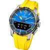 Festina Herrenuhr Silikon gelb Festina Connected Armbanduhr UF23000/8