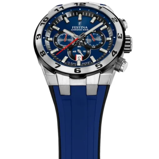 Festina Herrenuhr Silikon blau Festina Chrono Bike Armbanduhr UF20671/1