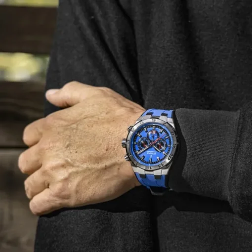 Festina Herrenuhr Silikon blau Festina Chrono Bike Armbanduhr UF20671/3