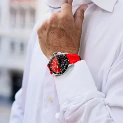 Festina Herrenuhr Silikon rot Festina Connected Armbanduhr UF23000/6