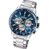 Festina Herrenuhr Timeless Chronograph Armbanduhr Edelstahl silber UF20560/2