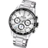 Festina Herrenuhr Timeless Chronograph Armbanduhr Edelstahl silber UF20560/1