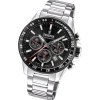 Festina Herrenuhr Timeless Chronograph Armbanduhr Edelstahl silber UF20560/6