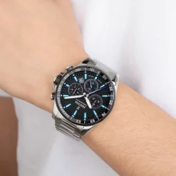 Festina Herrenuhr Timeless Chronograph Armbanduhr Edelstahl silber UF20560/5