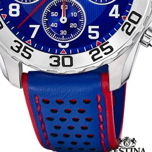 Festina Kinder Armbanduhr Junior Collection F20458/2 Quarz Leder blau UF20458/2