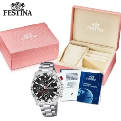 Festina Kinder Armbanduhr Junior Collection F20457/3 Edelstahl silber UF20457/3