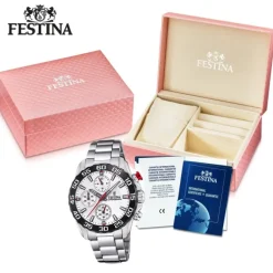 Festina Kinder Armbanduhr Junior Collection F20457/1 Edelstahl silber UF20457/1
