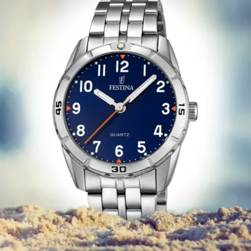 Festina Kinder Jugend-Uhr Junior Collection analog Quarz Edelstahl UF16907/2