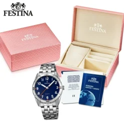 Festina Kinder Jugend-Uhr Junior Collection analog Quarz Edelstahl UF16907/2