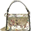 Florence Biene Damen Echtledertasche farbig gold metallic OTF832ZF