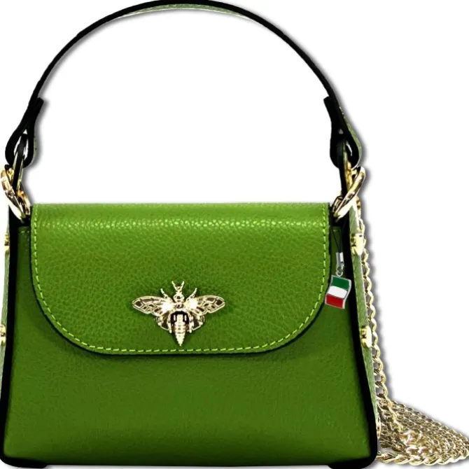 Florence Biene Damen Handtasche Echtleder grün OTF817L