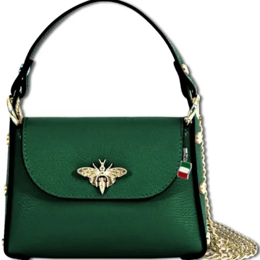 Florence Biene Damen Handtasche Echtleder grün OTF817G