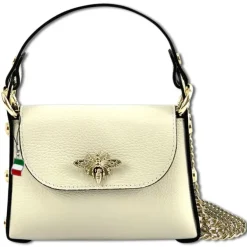 Florence Biene Damen Handtasche Echtleder beige OTF817I
