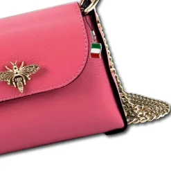 Florence Biene Damen Handtasche Echtleder coralle OTF817E