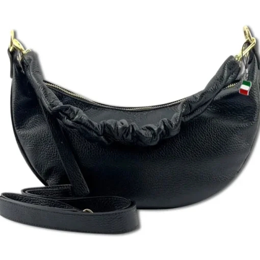 Florence Citytasche Echtleder Damen schwarz OTF830S