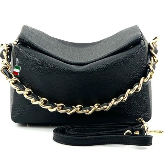 Florence Citytasche Echtleder Damen schwarz OTF818S