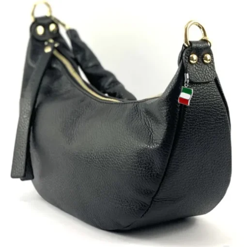 Florence Citytasche Echtleder Damen schwarz OTF830S