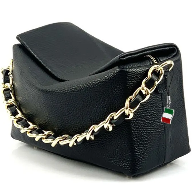 Florence Citytasche Echtleder Damen schwarz OTF818S