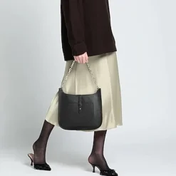 Florence Citytasche Echtleder Damen schwarz OTF158S