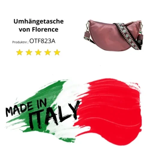 Florence Citytasche Echtleder Damen altrosa OTF823A