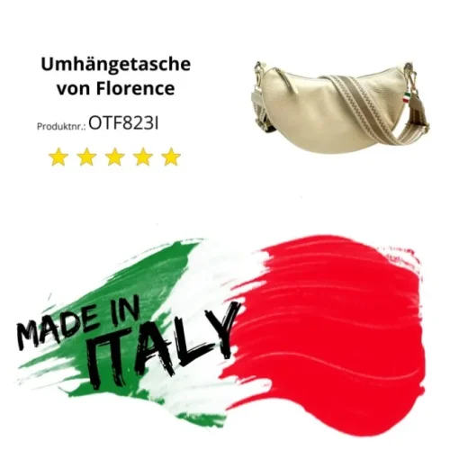 Florence Citytasche Echtleder Damen beige OTF823I