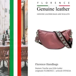 Florence Citytasche Echtleder Damen altrosa OTF823A