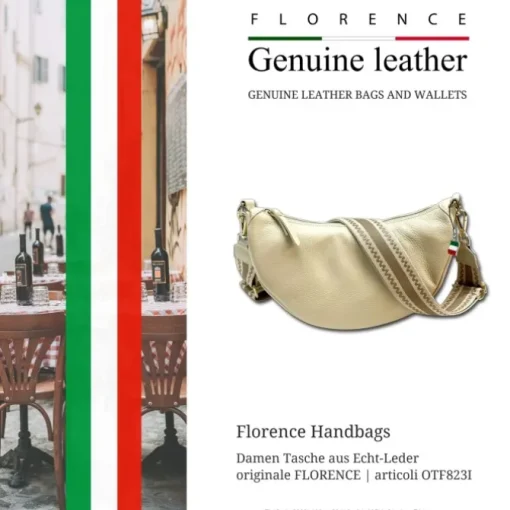 Florence Citytasche Echtleder Damen beige OTF823I