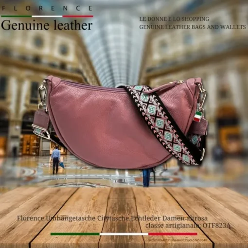 Florence Citytasche Echtleder Damen altrosa OTF823A