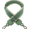 Florence Damen Boho-Gurt Canvas Leder hellgrün tan OGF001JL