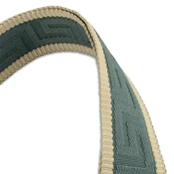 Florence Damen Boho-Gurt Canvas Leder türkis beige OGF001JF