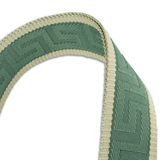 Florence Damen Boho-Gurt Canvas Leder hellgrün tan OGF001JL