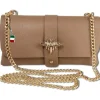 Florence Damen Clutch Biene echtes Leder Tasche taupe OTM803N
