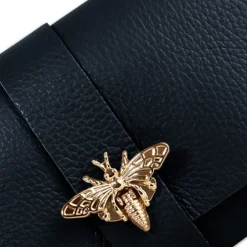Florence Damen Clutch Biene Leder Tasche dunkelblau OTM803B