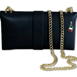 Florence Damen Clutch Biene Leder Tasche dunkelblau OTM803B