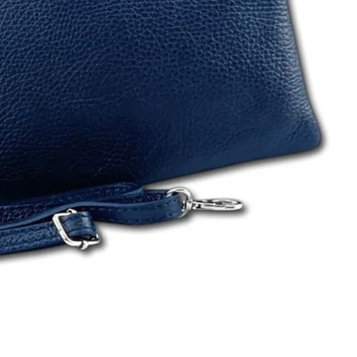 Florence Damen Handgelenktasche Tasche Echtleder blau OTF816B