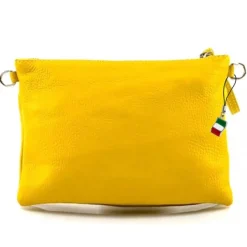Florence Damen Handgelenktasche Tasche Echtleder blau OTF816B