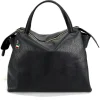 Florence Damen Handtasche Echtleder schwarz OTF152S