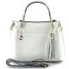 Florence Damen Handtasche Echtleder weiß OTF157W