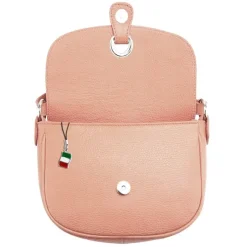Florence Damen Handtasche Satteltasche Echtleder rosa OTF122A