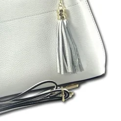 Florence Damen Handtasche Echtleder weiß OTF157W